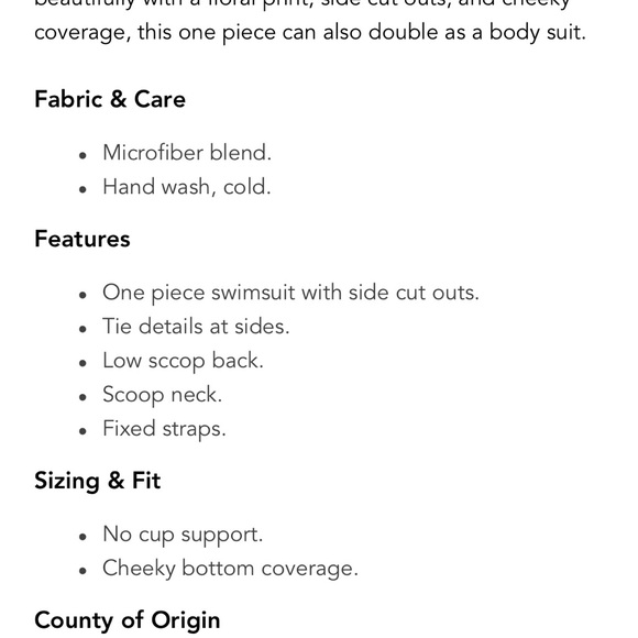 Rip Curl one piece sweet Nothing suit small NWT - Picture 6 of 6